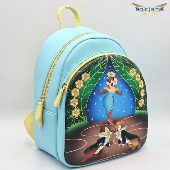 Loungefly Disney Chip ‘n’ Dale Clarice Tropical Mini Backpack Exclusive - Picture 2 of 6